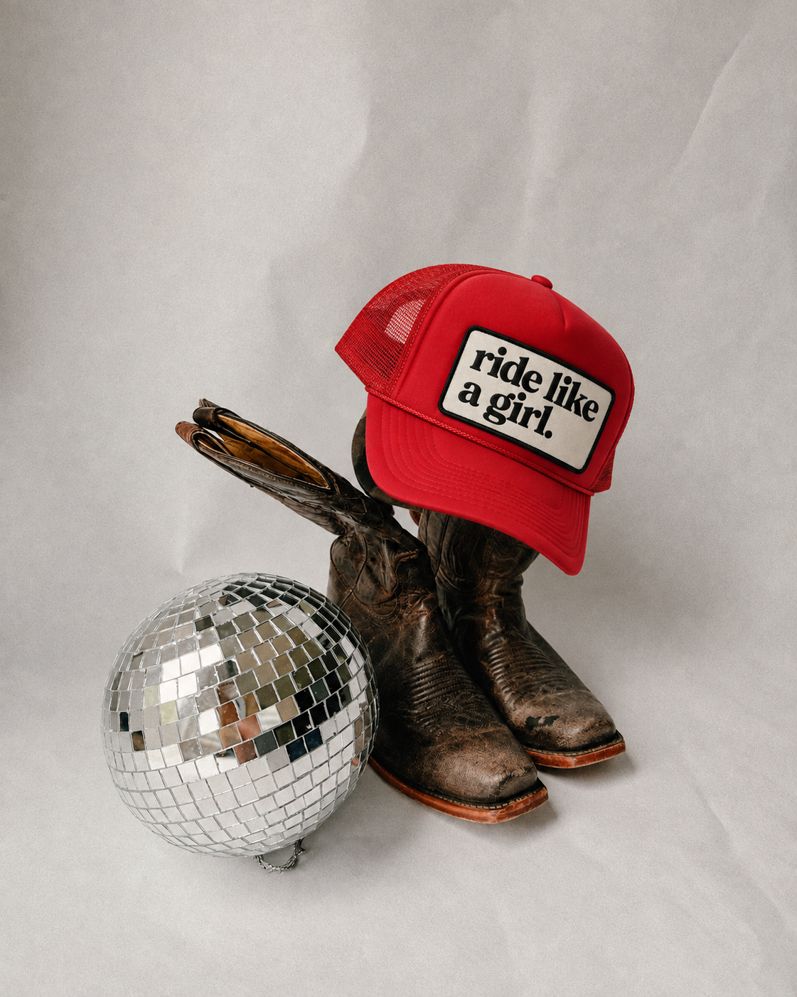 Ride like a girl Trucker