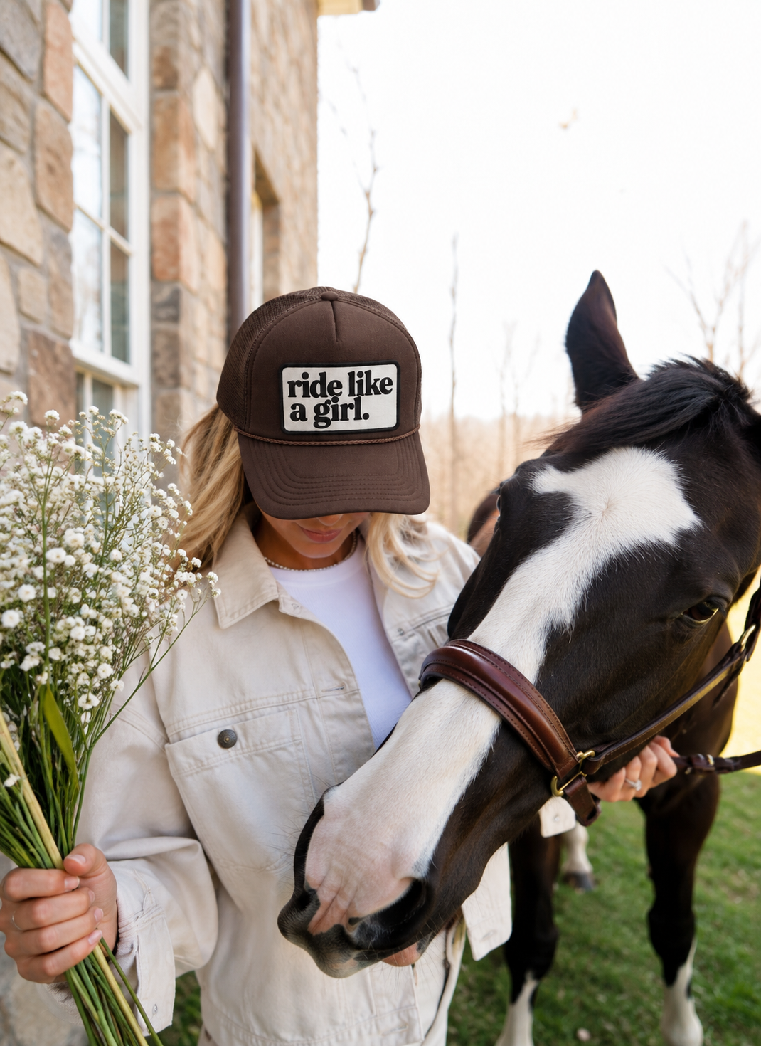 Ride like a girl Trucker